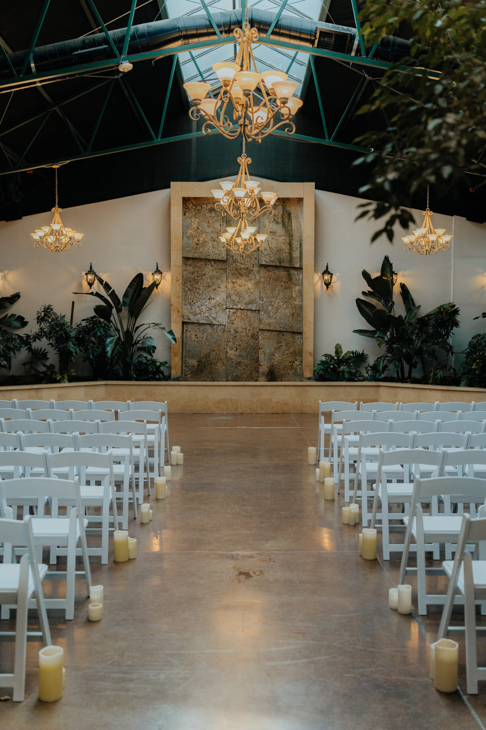 wedding ceremony set up for wedding photographed by Love Lalee Photography